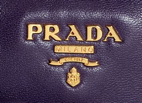 prada milano metal authentic logo hardware|prada logo meaning.